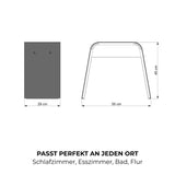 Stubenhocker Design Sitzhocker aus Holz