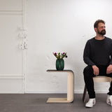 Stubentisch 2 Design Beistelltisch aus Holz