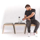 Stubentisch Design Beistelltisch aus Holz