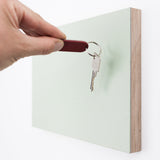 STADIG.anziehend design magnetic key rack made of wood with linoleum surface