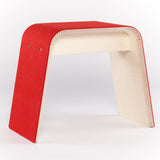 STADIG.stubenhocker Design stool made of wood with wool felt cover